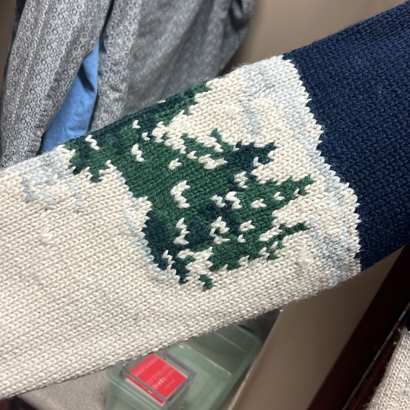 Lauren Ralph Lauren hand knit dog sled roll collar sweater vintage - Picture 3 of 7